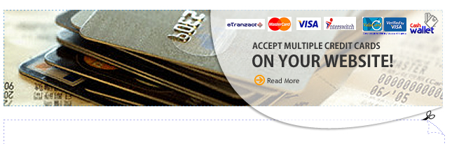 ACCEPT MULTIPLE CREDIT CARDS ON YOUR WEBSITE